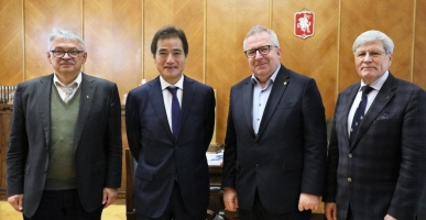 LMA prezidentas susitiko su Japonijos ambasadoriumi Lietuvoje